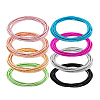 80Pcs 8 Colors Spring Bracelets TWIR-PH0001-12-6