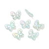 UV Plating Rainbow Iridescent Imitation Jelly Acrylic Beads OACR-K003-012A-1