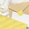 34 Sheets Self Adhesive Gold Foil Embossed Stickers DIY-WH0509-008-6