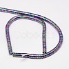 Electroplate Non-magnetic Synthetic Hematite Beads Strands G-J164A-3mm-03-2