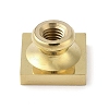 Square Flower Frame Brass Stamp Heads AJEW-M037-06G-02-3