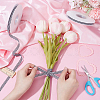 Polyester Tartan Pattern Ribbon OCOR-WH0101-157C-4