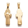 304 Stainless Steel Pendants STAS-J036-057A-G-2