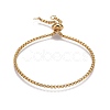 Adjustable 304 Stainless Steel Slider Bracelets BJEW-L653-002B-G-1