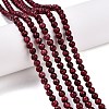 Dyed Natural White Jade Beads Strands G-T140-4mm-B07-2