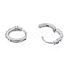 Tarnish Resistant 304 Stainless Steel Hoop Earrings Findings LS-STAS-N092-189-3