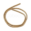 Electroplate Non-magnetic Synthetic Hematite Beads Strands X-G-J164A-3mm-07-3