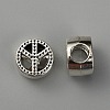 Zinc Alloy European Beads FIND-WH0112-87AS-1