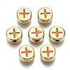 Alloy Enamel Beads ENAM-S122-032-RS-2