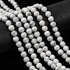 Natural Howlite Beads Strands G-D696-8mm-1