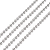 Tarnish Resistant 304 Stainless Steel Ball Beaded Chains CHS-K002-11-1