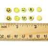 200Pcs Opaque Acrylic Beads MACR-FS0001-87-5