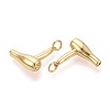 Brass Pendants KK-T080-60G-2