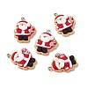 Christmas Theme Opaque Resin Pendants X-FIND-E025-03-1