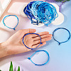 50Pcs 5 Colors Adjustable Nylon Cord Bracelet Making BJEW-TA00670-6