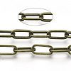 Unwelded Iron Paperclip Chains CH-S125-02F-AB-2