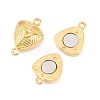 304 Stainless Steel Magnetic Clasps with Loops STAS-P452-04F-G-2