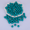 Round Silicone Focal Beads SI-JX0046A-28-1