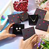 5Pcs Hot Stamping Planet Cardboard Jewelry Packaging Boxes CON-TA0001-44E-6