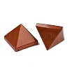 Natural Red Jasper Orgonite Pyramid Display Decorations G-C186-08F-3