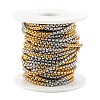 Ion Plating(IP) 304 Stainless Steel Box Chains STAS-B001-27C-G-3