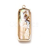 Brass Enamel Pendants KK-K252-10G-05-3