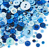 Flat Round Resin Buttons BUTT-TAC0017-01B-2