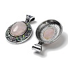 Natural Rose Quartz Pendants FIND-A041-01AS-06-2