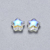 Transparent Spray Painted Glass Beads LS-GLAA-R211-04-G03-2