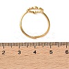 304 Stainless Steel Rhinestone Cuff Open Rings RB-CBAE630-01G-A-3