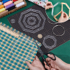 Transparent Acrylic Sewing Template AJEW-NB0007-10B-3