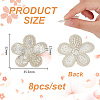 10Pcs Computerized Embroidery Cloth Iron on/Sew on Patches DIY-GO0002-18-2