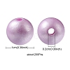 Opaque Acrylic Beads MACR-YW0002-18A-4