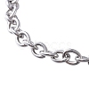 304 Stianless Steel Cable Chain Bracelet Making STAS-CJ0001-137-3