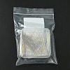 160Pcs 4 Colors Brass Flat Head Pins KK-YW0002-11-6