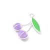 Alloy Enamel Pendants PALLOY-R151-43P-05-2