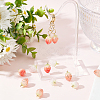12Pcs 3 Colors Plastic Enamel Pendants KY-DC0001-10-5