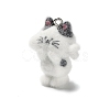 3D Opaque Resin Flocking Pendants LS-RESI-G109-02-1