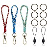 3Pcs Boho Macrame Wristlet Keychain Keying KEYC-SW00004-09-1