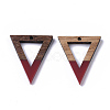 Resin & Walnut Wood Pendants RESI-S358-56E-2