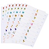 Self-Laminating Write-On Waterproof Baby Bottle Labels DIY-WH0504-25E-1