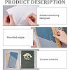 8Pcs 2 Styles Transparent PVC Plastic Self-Adhesive Bags ABAG-BC0001-36-4