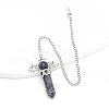 Natural Larvikite Dowsing Pendulum Big Pendants PW-WG53910-10-1