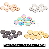 PVD Vacuum Plating 304 Stainless Steel Spacer Beads STAS-UN0008-41-3