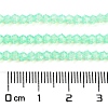 Baking Paint Transparent Glass Beads Strands DGLA-F029-J2mm-05-5