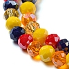 Glass Beads Strands EGLA-A034-M6mm-47-4