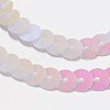 White With AB Color Paillette/Sequins Roll X-BS319Y-2