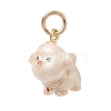 Alloy Enamel Pendants AL-CBA68FA-09A-G-1