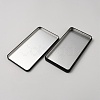 Rectangle Iron Metal Tin Box with Lid CON-WH0086-110-2