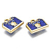 Rack Plating Alloy Enamel Charms ENAM-N056-006-RS-2